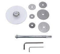 ASHATA Coupe-tuyau Intérieur, Outil de Coupe de Tuyau en PVC avec échelle, Jauge de Profondeur Réglable, 6 Lames de Scie à Tige Hexagonale, Ensemble de - en Plastique pour ABS Interne