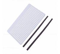 ASHATA Filet de Protection pour écumoire de Piscine en PVC de qualité Supérieure, Installation Facile, Réduit la Fréquence de Nettoyage pour Les Piscines Creusées et Hors Sol 39x25cm
