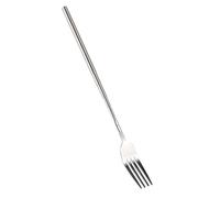 ASHATA Fourchette de Barbecue Télescopique en Acier Inoxydable, Fourchette Extensible à Long Manche pour Griller le Dîner et le Dessert, Couverts Réglables de 8,7 à 25,2 Pouces pour Saucisses,