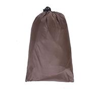 ASHATA Housse de Meubles de Patio Imperméable pour Chaise Longue d'extérieur, Taffetas de Polyester Enduit d'argent 190T, Protection Robuste contre la Pluie, la Neige, la Poussière, Cordon de (Café)
