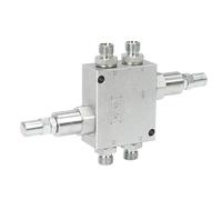 ASHATA Kit de Valve de Coussin pour Mini Pelle avec Tuyau Hydraulique 1/4" M14 X 1,5 en Acier allié à Joint fileté pour un Contrôle Fluide de la Petite Pelle