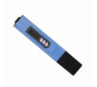 ASHATA LCD TDS Mètre Testeur Stylo pour Usage Domestique (BLUE) | Vérificateur numérique de pureté de l\'eau, plage de 0 à 9999 PPM, interrupteur de température, fonction de maintien, arrêt