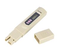 ASHATA LCD TDS Mètre Testeur Stylo pour Usage Domestique (GRAY) | Vérificateur numérique de pureté de l\'eau, plage de 0 à 9999 PPM, interrupteur de température, fonction de maintien, arrêt