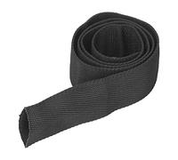 ASHATA Manchon de Corde de Treuil, Protecteur de Corde de Treuil, Manchon de Protection de Ligne de en Polyester Noir pour Câble de 1,97 Pouces et 5 Cm de Largeur, Housse de Câble de pour Sangle de