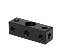 ASHATA Mini Fromage en Bâtonnet Alliage D'Aluminium, 11 Trous | Mini adaptateur de tige de fromage, filetage 1/4 pouces, module d\'extension de Camping modulaire avec bras articulé,