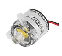 ASHATA Mini Pompe à Eau Submersible sans Balais de qualité Alimentaire 12 V DC 6 W 2 L/min, Pompe de Fontaine d'aquarium à Faible Bruit pour la Circulation de l'Eau du Système Solaire Intérieur et
