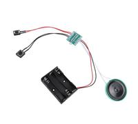 ASHATA Module D'enregistrement Vocal Fonction Polyvalente Lecture Claire de 60 Secondes Idéal pour Les Cartes de Noël et Les Projets Créatifs Câble de 10 Cm
