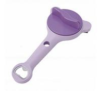 ASHATA Ouvre-bocal Ergonomique en Acier Inoxydable avec Conception Réglable pour Différentes Tailles de Couvercle Conçu pour les Tâches Quotidiennes de Cuisine Ouvre-bouteille Antidérapant 4 en 1