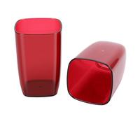 ASHATA Paire de Gobelets de Rinçage pour Brosse à Dents, Incassables et Hygiéniques, Faciles à Nettoyer pour un Usage Domestique ou des Kits de Voyage (501-600ml)