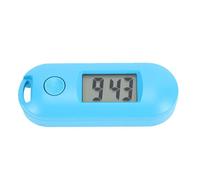 ASHATA Porte-clés Lumineux Montre électronique Horloge Numérique Portable Silencieuse pour Examen école Voyage Ovale Lueur dans l'obscurité Légère Alimentée par Batterie