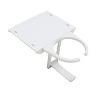 ASHATA Porte-gobelet de Bureau Pliable en ABS, Stable, Gain de Place, Rétractable, Porte-Boissons, pour l'organisation du Bureau à Domicile