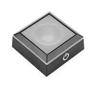 ASHATA Présentoir de Base de Lumière LED 3D carré Multicolore pour Décoration en Verre d'art en Cristal, Fonctionne sur Batterie USB avec Télécommande, Modes de Changement de Couleur pour