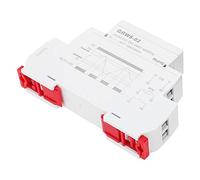 ASHATA Relais de Contrôle de Température GRW8 02 Montage sur Rail DIN AC DC 24 V 240 V Thermostat Réglable avec Sonde de Capteur 15 °C à +45 °C Mode Chauffage et Refroidissement IP20