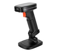 ASHATA Scanner de Codes-barres 2D Filaire USB Portable avec Support | Lecteur de Code à Barres Scanner de Code QR, Plug and Play, Résolution 800 X 600, pour Bibliothèque, Magasin, supermarché,