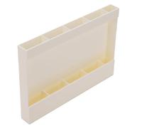 ASHATA Support Mural en Plastique pour Porte d'armoire, Organisateur de Paille Réutilisable pour Comptoir, étagère de Rangement à 4 Bâtons Peu Encombrant pour Cuillères et Baguettes, Montage Mural