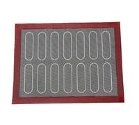 ASHATA Tapis de Cuisson en Silicone pour Macarons, Plaque de Cuisson Antiadhésive Double Face pour Pâtisserie, Biscuits, Gâteaux, Tapis en Silicone Réutilisable Résistant à la Chaleur avec Perforée