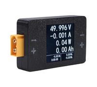 ASHATA Testeur de capacité de Batterie RC LiPo 8-150V 25A |Moniteur de Décharge, Vérificateur de Tension Numérique pour Modèles de Batteries de Loisirs avec 2 Cordons d'alimentation