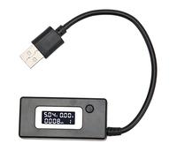 ASHATA Testeur USB Compteur de Puissance USB, Multimètre USB, Multimètre Numérique à écran LCD 50mA-3500mA 3-15V 0,05A-3,50A, Compatible avec Les Appareils à Port USB A