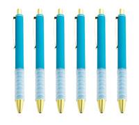 ASHLUYAK Lot de 6 stylos à bille rétractables multifonctions de 1,0 mm pour adolescents et adultes