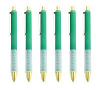 ASHLUYAK Lot de 6 stylos à bille rétractables multifonctions de 1,0 mm pour adolescents et adultes