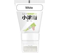 Ashopfun Small Rolling Brush Wall Latex Paint,Wall Repair Paste Roller, Environmental Protection Graffiti Paint Dirty Cover Wall Renovation Repair Wall Paint (White)