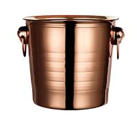 ASHSDI Seau a Glace Seau Champagne Seau À Glace Épaissi Seaux À Glace en Acier Inoxydable Bar Seau À Champagne Seau À Vin avec Poignée Rafraîchisseur de Bouteille Vin (Color : Rose Gold, Size : 5L)