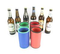 asiahouse24 Lot de 4 refroidisseurs de boissons - Bouteille de 0,5 l - Refroidisseur de bière - Refroidisseur de bouteille - Refroidisseur de bouteille - Mélange coloré selon disponibilité