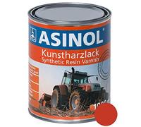 ASINOL RAL 2002 Peinture en résine synthétique 1000 ml Haute brillance résistante aux intempéries Pour véhicules utilitaires, machines et constructions