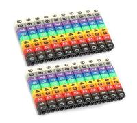 Asixxsix 400 Pièces à Clipser sur les Marqueurs de Fil, étiquette de Numéro de Fil ABS Colorée à Clipser sur le Marqueur de Numérotation de Câble, Marqueur de Câble de Tube pour Fils de