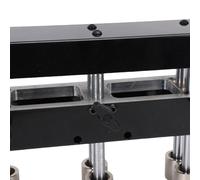 Asixxsix Cintreuse de Bords à Trois Stations, Plieuse de Tôle Réglable 0-90 | Conception de rouleau en V pour toiture, inverseur d\'eau de pluie, capacité de 6 à 104 mm, outil manuel de pliage du métal