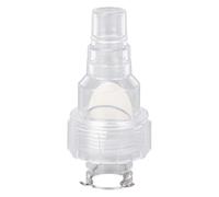 Asixxsix Clapet Anti-retour de Tuyau D'évacuation des Condensats, Clapet Anti-retour Unidirectionnel DN25 pour Climatiseur, avec Conception de Type à Aile à Fermeture Lente, Matériau PC à
