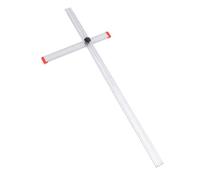 Asixxsix Classe à Sec T carré, 120 Cm Longueur Réglable et Angle 0-90 Degrés, Règle de Marquage de Mesure en Alliage en Aluminium avec échelle à 2 Voies, pour Disposition