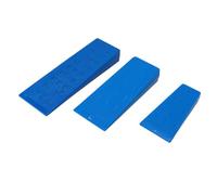 Asixxsix Coins de Fendage de Bois en ABS Lot de 3, Cales de Bûcheron pour | Cales de tronçonneuse pour une coupe d\'arbres en toute sécurité, outils d\'exploitation forestière de 5,5/8/10 pouces,