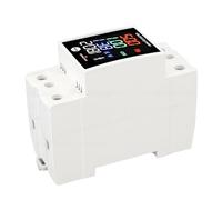 Asixxsix Compteur d'énergie Numérique, Moniteur de Consommation d'énergie 0-100 A AC 30-400 V, Compteur de Consommation 'électricité avec Affichage Clair des Données pour Installation Domestique et