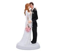 Asixxsix Décoration de Gâteau de Mariage, 6,3 X 3,5 X 2, Pouces en Résine pour Gâteau de Mariée et de marié, de Mariage Romantique élégant, Figurine de Couple Vintage, Décoration