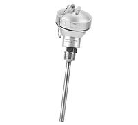 Asixxsix Détecteur de Température à Résistance D'installation Simple Sonde de Capteur de Température PT100 Tête de Borne de Thermocouple à Filetage NPT 1/2" à Haute efficacité, Matériau en Acier