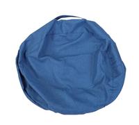 Asixxsix Housse de Pouf de Rangement pour Animaux en Peluche (sans Remplissage), 22,8 X 11 Pouces, Organisateur de Rangement de Jouets, Housse de Pouf pour Organiser Les Jouets en (Blue)