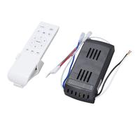 Asixxsix Kit de télécommande Universelle pour Ventilateur de Plafond, Remplacement de la minuterie à 6 Vitesses pour la lumière du