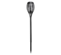 Asixxsix Lampes Torches Solaires, 96 LED Effet Flamme Vacillante Lampes Solaires Extérieures avec Allumage Automatique pour Fête de Jardin Barbecue Camping Halloween Noël
