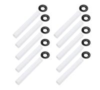 Asixxsix Manchons de Rouleau de Charnière de Porte de Garage Silencieux, 11 Mm de Diamètre Intérieur et 80 Mm de Longueur, Joints d'arbre de Rouleau Réduisant le Bruit pour Voitures, Camping-cars,