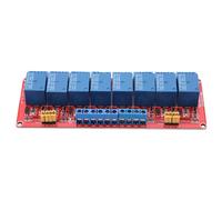 Asixxsix Module Relais Optocoupleur 8 Canaux, 5V 12V 24V, Déclenchement | Contrôleur de carte relais, isolation de photocoupleur de patch, charge 10 A, interface de fil de terminal, domotique