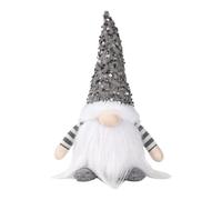 Asixxsix Ornements de Noël GNOME, Lumières Intégrées (Gray) | , Poupée en Peluche de Noël Santa Gnomes, Ornements de Noël Gnome sans Visage, Décoration de Noël, Figurines de Poupée à