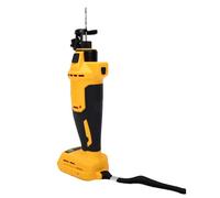 Asixxsix Outil de DéCoupe pour Cloisons Sèches, Moteur sans Balais 30 000 Tr/min, Scie Spirale sans Fil, Scie Rotative avec Lumière LED à Profondeur Réglable pour la Coupe de contreplaqué de Tôle