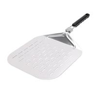 Asixxsix Pelle à Pizza avec Poignée Pliante pour la Cuisine à Domicile | Conception Pliable, Lame de 31,5x32 Cm, Aluminium Résistant à la Rouille, Lavable au Lave-vaisselle, pour le Transfert de