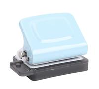Asixxsix Perforatrice 6 Trous pour Papier A4 B5 A5, Perforatrice de 5,5 Mm pour Planificateur, Carnet de Notes, Classeurs, capacité de 8 Feuilles avec Règle de Positionnement, Papier à Feuilles