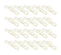 Asixxsix Pinces à Papier en Forme de Note de Musique, Lot de 20 Clips | Pince à papier pour notes de musique en fil de fer Durable, finition galvanisée, pour scrapbooking, calendriers,