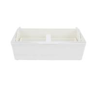 Asixxsix Plateau de Nettoyage pour Outils à Ongles, Boîte de Rangement en Plastique à Filtration Double Couche, Récipient de Nettoyage pour Outils avec Plateau Intérieur Amovible pour Coupe-ongles,
