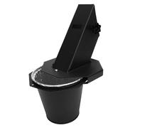 Asixxsix Seau de Graisse avec Couvercle et Doublures de 12 Pcs, Seau à Goutte de Remplacement pour Traeger, de Pit, z Grils, Recteq, Accessoires de Grill à Plaignants à coulé