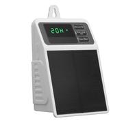 Asixxsix Système d'irrigation Goutte à Goutte, Système d'irrigation à Automatique à énergie Solaire 35PSI IPX5 étanche Batterie 2200mAh Double Charge 630 Ml Débit Minimum Kit 'irrigation
