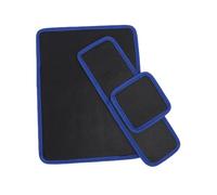 Asixxsix Tapis à Outils Magnétique, 3 Pièces, Ensemble de Tapis à Outils Magnétique Pliable et Flexible, Tampon avec Surface Enduite de PVC et Aimants Puissants pour les Mécaniciens, Organisation